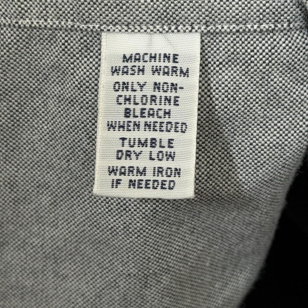 Vtg Polo Ralph Lauren Chambray Shirt Mens XL Blue Classic Fit Pony Collegiate - Picture 6 of 15